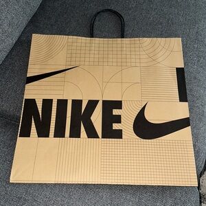 Nike shopping gift bag